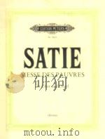 MESSE DES PAUVRES FUR CHOR UND ORGEL   1988  PDF电子版封面    Erik Satie 