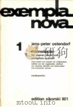 minnelieder für sopran tenor und saxophon-quartett   1988  PDF电子版封面     