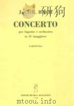 Concerto per fagotto e orchestra in Sib maggiore partitura   1979  PDF电子版封面     