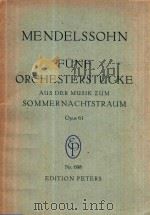 MENDELSSOHN opus 61（ PDF版）