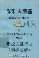 Slavonian March for Orchestra op.31     PDF电子版封面    by Peter I.Tschaikovsky 