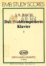 Bach Das Wohltemperierte Klavier Ⅰ BWV 846-869   1977  PDF电子版封面    Bach 