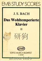 Bach Das Wohltemperierte Klavier Ⅱ BWV 870-893   1978  PDF电子版封面    Bach 
