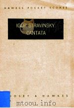 Cantata for Soprano Tenor Female Chorus and a small Instrumental ensemble   1952  PDF电子版封面     