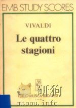 LE QUATTRO STAGIONI   1983  PDF电子版封面    VIVALDI 