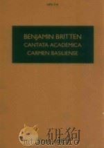 Cantata Academica Carmen Basiliense   1960  PDF电子版封面     