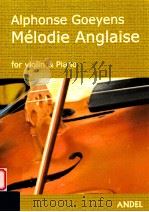 Melodie Anglaise for violin & piano（4 PDF版）