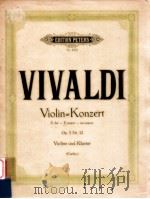 VIOLIN=KONZERT E dur-E major-mi majeur Op.3 Nr.12（1933 PDF版）