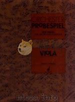 ORCHESTER-PROBESPIEL VIOLA   1992  PDF电子版封面    Kurt Jenisch 