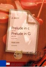 Prelude in c(BWV 997) Prelude in G(BWV 998) D 2010 6045 068     PDF电子版封面    Bach Johann Sebastian 