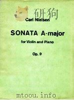 Sonata A-major for Violin and Piano Op.9（ PDF版）