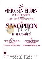 24 virtuosen etuden in allen tonarten fur saxophon ZM 1716（1927 PDF版）
