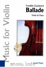 Ballade Violin & Piano（1976 PDF版）