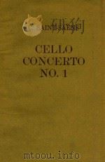 Cello Concerto No.1 In A minor Op.33     PDF电子版封面    Saint-Saens 
