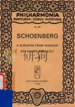 A SURVIVOR FROM WARSAW EGY VARSOI MENEKULT op.46     PDF电子版封面    SCHOENBERG 