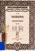 Variationen Op.30     PDF电子版封面    Anton Webern 