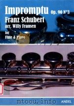 Impromptu for Flute & Piano op.90 No.3（ PDF版）