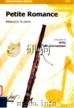 Petite Romance Basso(o)n & Piano   1995  PDF电子版封面     