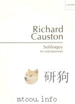 soliloquy for solo bassoon     PDF电子版封面    Richard Causton 