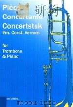 Piece Concertante Concertstuk for Trombone & Piano（10 PDF版）