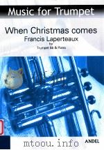 When Christmas Comes for Trumpet Bb & Piano   4  PDF电子版封面     