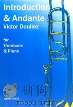 Introduction et Andante for Trombone & Piano   1948  PDF电子版封面     