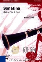 Sonatina Clarinet(Bb) & Piano Advanced   1992  PDF电子版封面    Aerts Hans 
