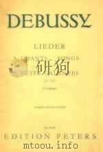 Lieder Chants Songs fetes galantes （1/2） verlaine NR.9238（1973 PDF版）