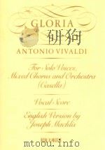 For Solo Voices Mixed Chorus and Orchestra(Gasella)（1986 PDF版）