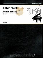 Ludus tonalis for piano ED 3964   1943  PDF电子版封面    Paul Hindemith 