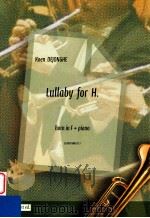 Lullaby for H. Horn in F+piano D 2007 6045 113（ PDF版）