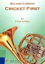 Cricket First for F Horn & Piano（ PDF版）