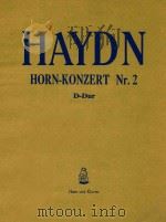 HORN-Konzert Nr.2 D-Dur Horn und Klavier nr.3032     PDF电子版封面    HAYDN 