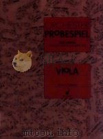 Orchester-probespiel  Viola Sammlung wichtiger Passagen aus der open-und konzertliteratur  VIOLA ED（1992 PDF版）