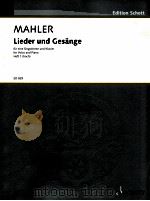 Lieder und Gesange fur eine Singstimme und Klavier ED 829/UE3952a     PDF电子版封面    Gustav Mahler 