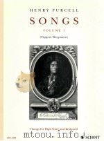 Songs Volume 1(Tippett/Bergmann) 7 Songs for High Voice and keyboard ED12409   1994  PDF电子版封面  0220116018  Henry Purcell 