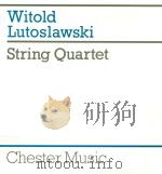 String quartet   1970  PDF电子版封面  0711935807   