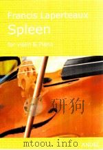 Spleen for violin & piano   3  PDF电子版封面     