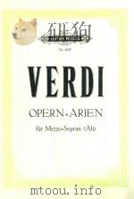 AUSGEWAHLTE OPERN=ARIEN FUR MEZZOSPRAN ALT nr.4247     PDF电子版封面  0014021900  G.Verdi 