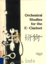 Orchestral Studies for the Eb Clarinet（ PDF版）