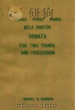 Sonata for two pianos and percussion   1942  PDF电子版封面    Bela Bartok 