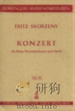 Konzert fur Oboe Streichorchester und Harfe STP.124（1965 PDF版）