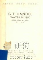 WATER MUSIC     PDF电子版封面    HANDEL 