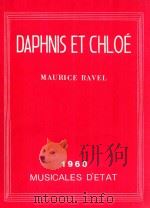 Daphnis Et Chloe   1960  PDF电子版封面    Maurice Ravel 