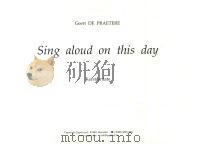 Sing Aloud on this Day Kerstcantate     PDF电子版封面     