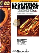 Essential Elements 2000  a comprenhensive Band method Eb Baritone saxophone book 1（1999 PDF版）