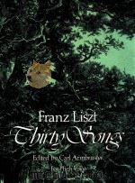 Franz Liszt thirty songs（1911 PDF版）