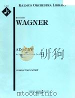 Adagio for Clarinet and String Orchestra     PDF电子版封面    Wagner Richard 