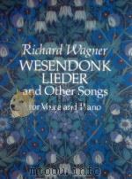 Wesendonk Lieder and Other Songs for Voice and Piano   1992  PDF电子版封面  9780486270708;048627070X  Richard Wagner 