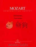 klaviersonaten piano sonatas 2   1986  PDF电子版封面  0006457687  W.A.Mozart 